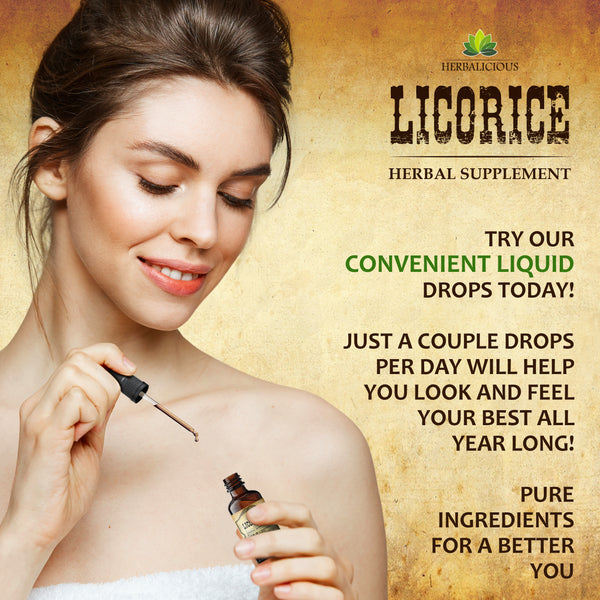 Licorice Root Extract - Glycyrrhiza Glabra - Organic Herbal Supplement for Digestion Restore Respiratory Health Fatigue & Immunity Support Vegan Gluten Free Liquid Tincture 4Fl Oz