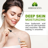 Hyaluronic Acid Hydrating Anti-Aging Serum for Fine Lines , Wrinkles (2oz)