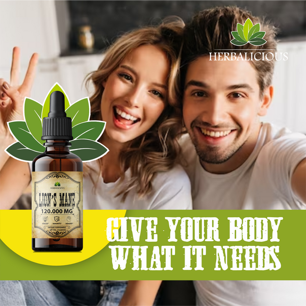 Boost Brainpower & Calm with Lion's Mane Mushroom Tincture (4oz) - Natural Memory & Focus Support