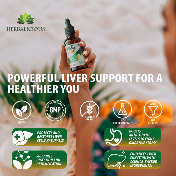 Liver Support Liquid Supplement – NAC Formula 4 fl oz