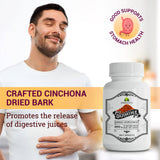 Quinine 160 Capsules - Cinchona Officinalis Bark Herbal Supplement for Leg Cramping Relief, Cramp Defense