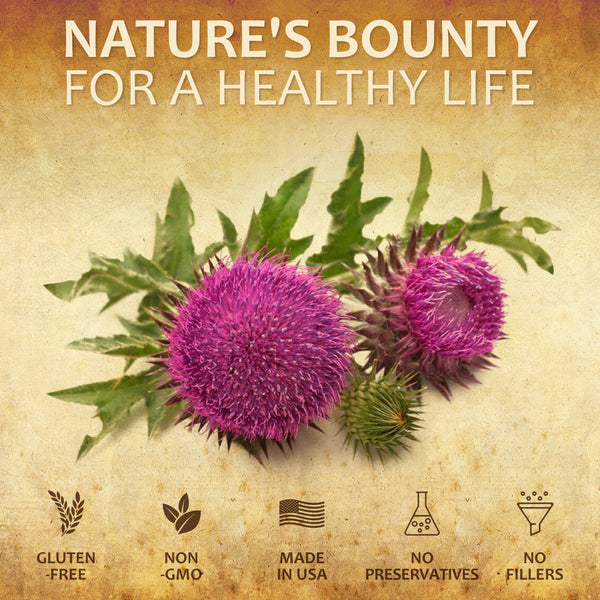 Liver Detox Milk Thistle Cleanse and Detox Supplement for Liver Support - Immune System Boost and Skin Health - 100Caps